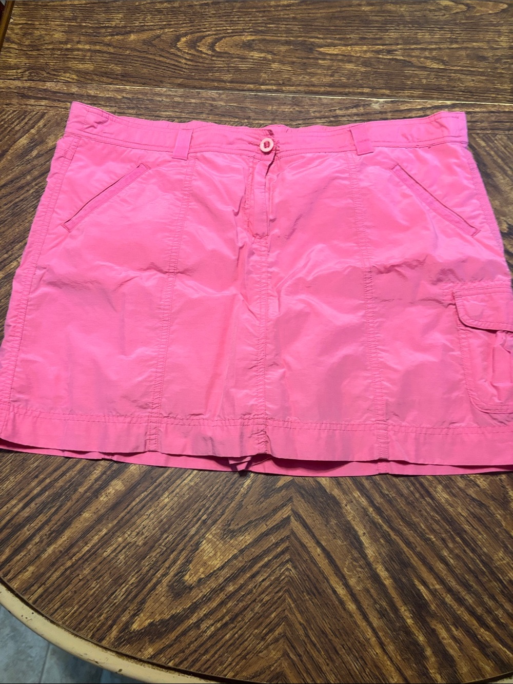 Lands' End Bright Pink Cargo Skort